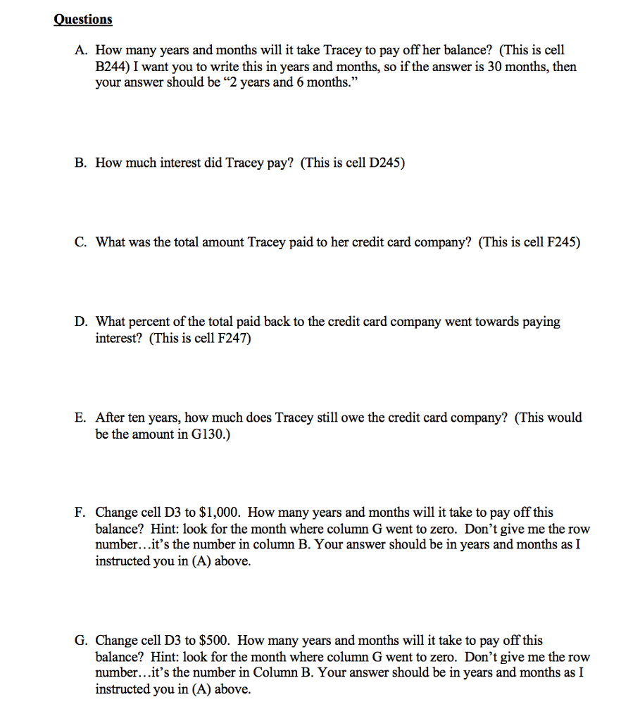 do any of this and it's my last assignment Excel Problem 1