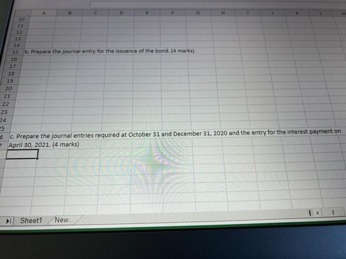 D E H M 2 Question: LTL-Bonds (10 marks) 2 3 Morning