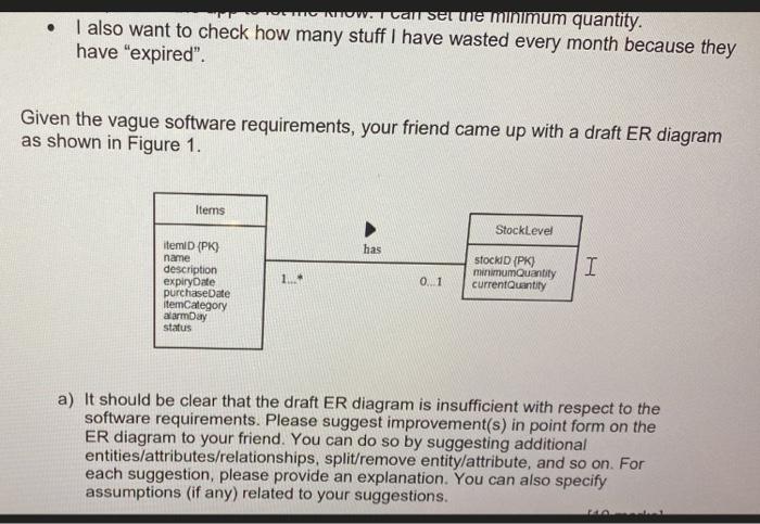 not always be available. Often, assumptions have to be made at the