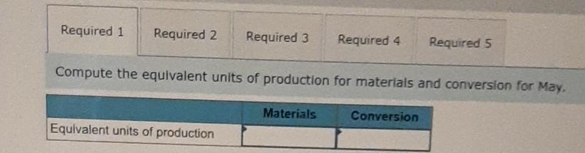 costing system. It manufactures a caulking compound that goes through three processing