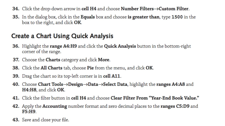 then sort, filter, and analyze the data. These fixed assets, with associated