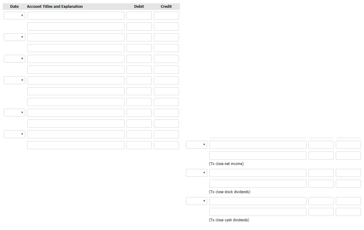 December 31st. Thank You Problem 14-01A a-c (Part Level Submission) (Video) On