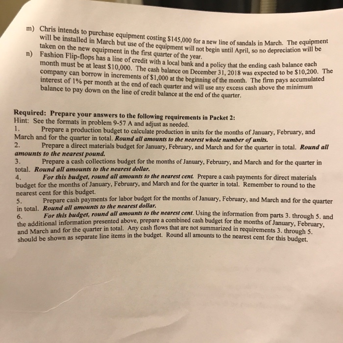 objective of Problem 4 is to reinforce your understanding of the preparation
