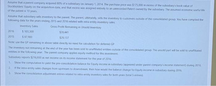  need the solution as soon as possible please. the assignment is