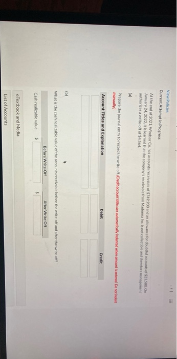  ./1 View Policies Current Attempt in Progress At the end of