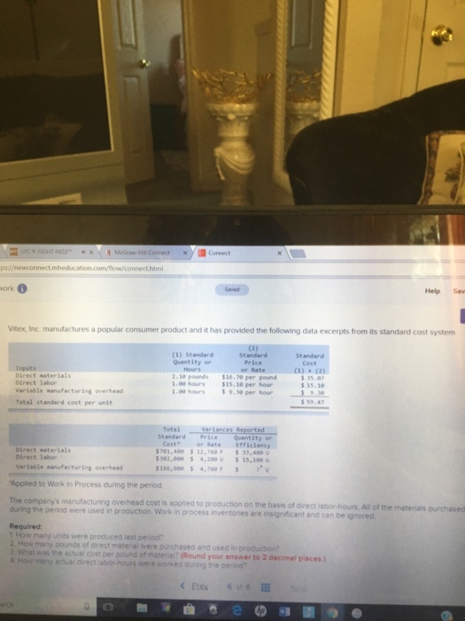  I figured out all but the last one (Actual Variable manufacturing