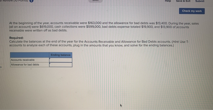  e Review (IUPUIS 1 Help Save & Exit Submit Check my