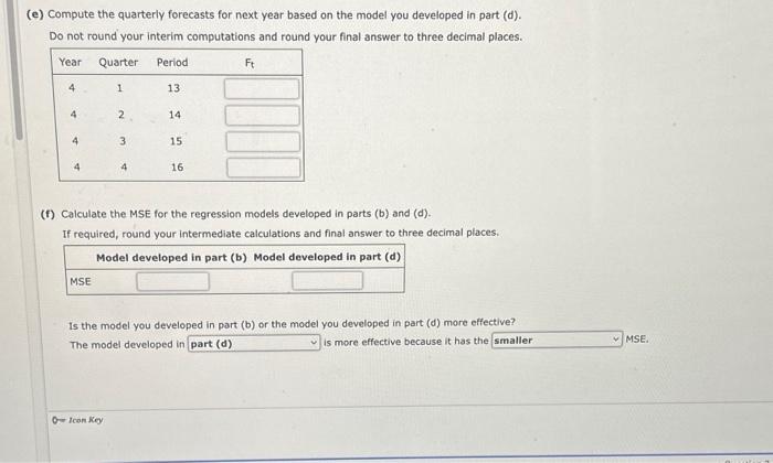 to account for seasonal effects in the data: Qtr 1=1 if Quarter
