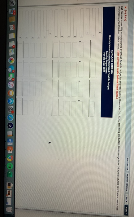 Submission) (Video) Sunland Company manufactures tablecloths. Sales have grown rapidly over the