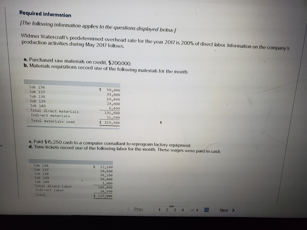 Debit Credit Record entry Clear entry View general journal 2. Prepare journal