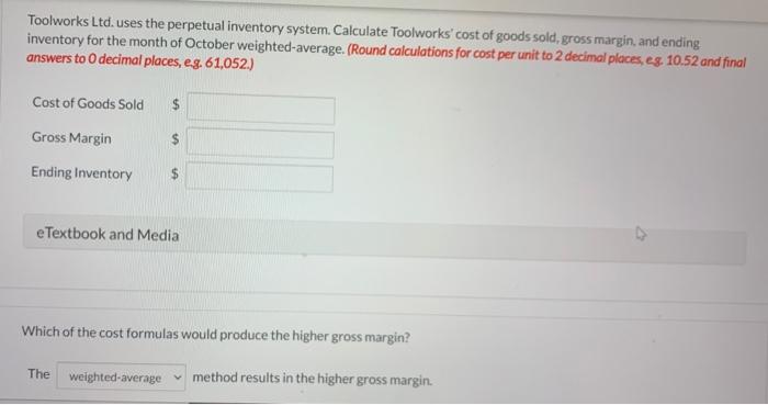 Cost/Unit $14.40 Amount $35,712 Oct. 1 Units 2.480 350 1.230 5 11