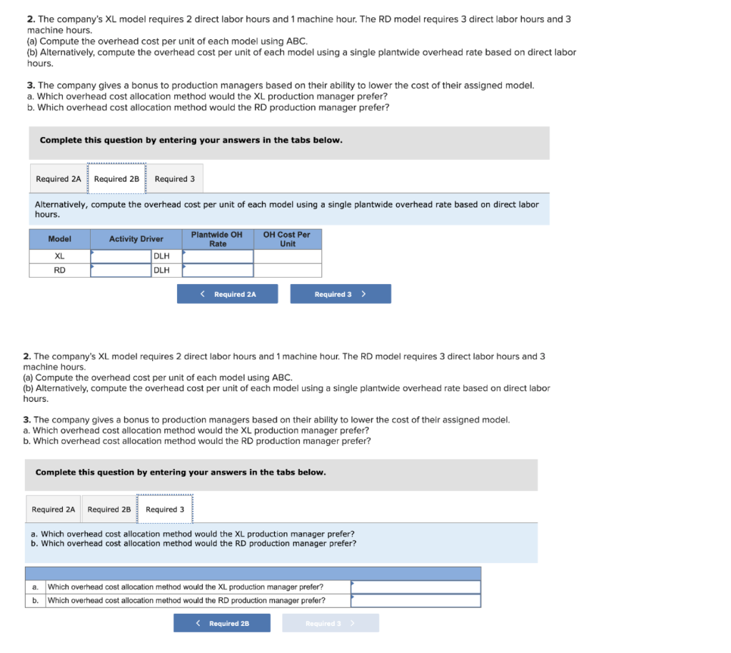 has two departments, assembly and finishing. The company wants to assign overhead