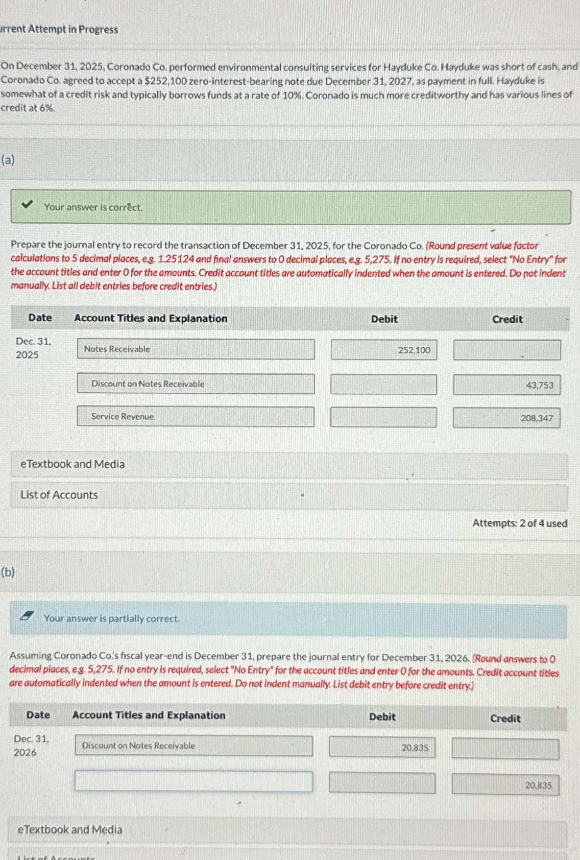  urrent Attempt in Progress On December 31,2025, Coronado Co, performed environmental