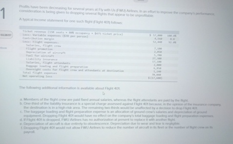  consideration bs being given lo drogping several finghts that appeci to