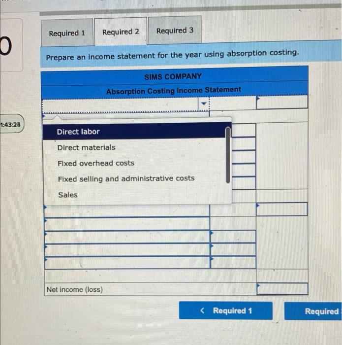 $6,300,000 Manufacturing costs Direct materials Direct labor Overhead conts for the year