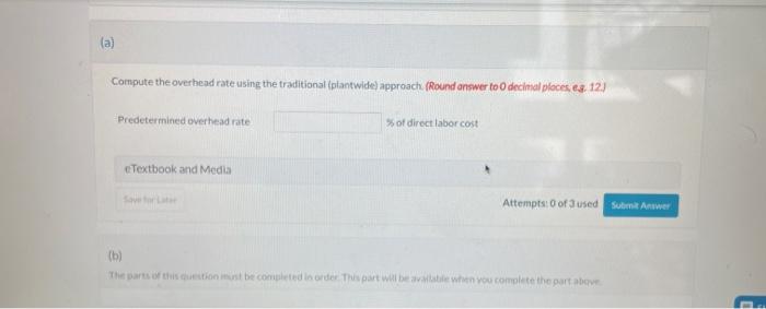 the following analysis related to its product lines, using a traditional costing