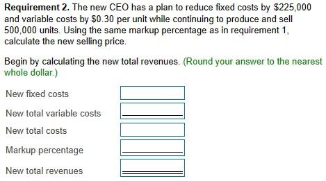about the operations of the firm from last year. The CEO is