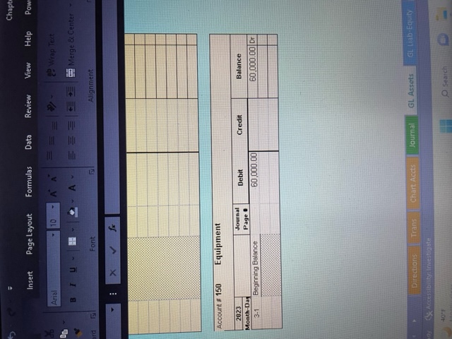 Post-Closing Trial Balance (Post Close TB tab) To Complete Your Workbook do