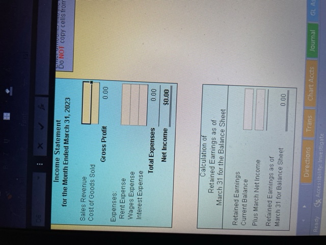 in the General Joumal. Click the Joumal tab and record your entries