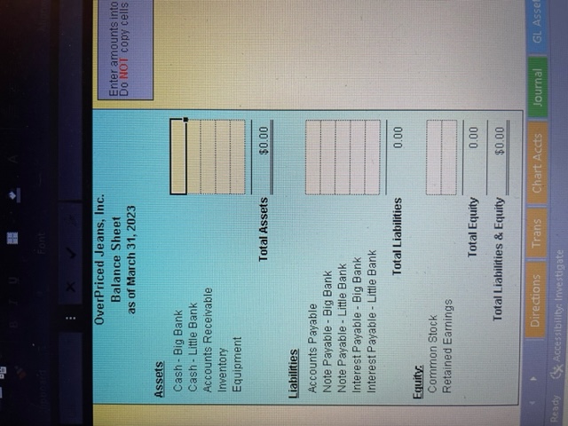 transaction, which has already been entered, for an example of how to
