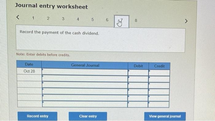 1of7 Journal entry worksheet