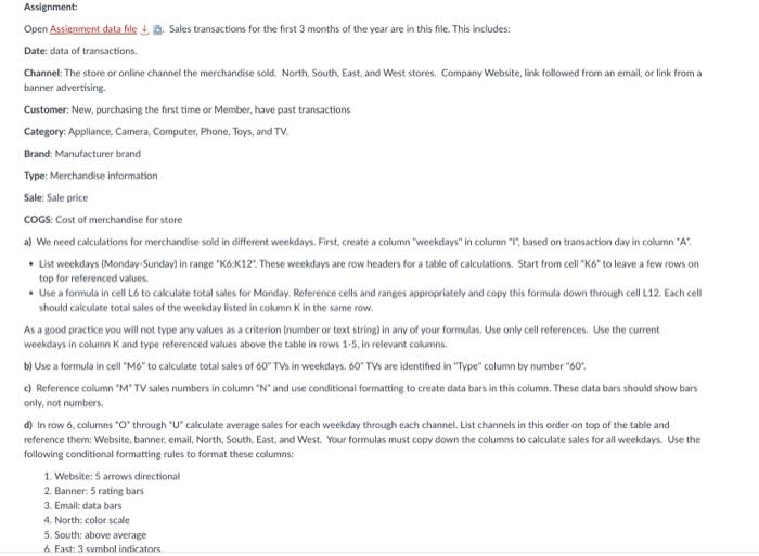 The store or online charnel the merchandise sold Worth, South, East, and