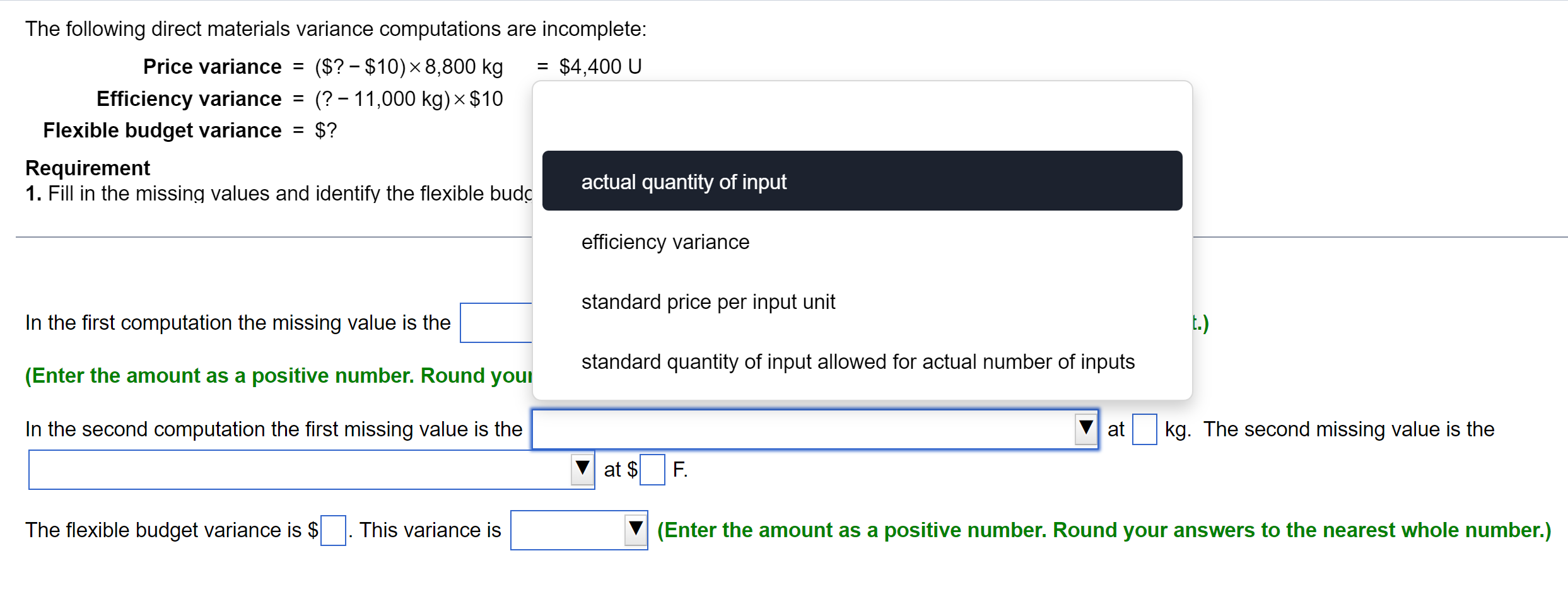 ?-\\$ 10) \\times 8,800 \\mathrm{~kg}=\\$ 4,400 \\mathrm{U} \\] \\[ \\text { Efficiency