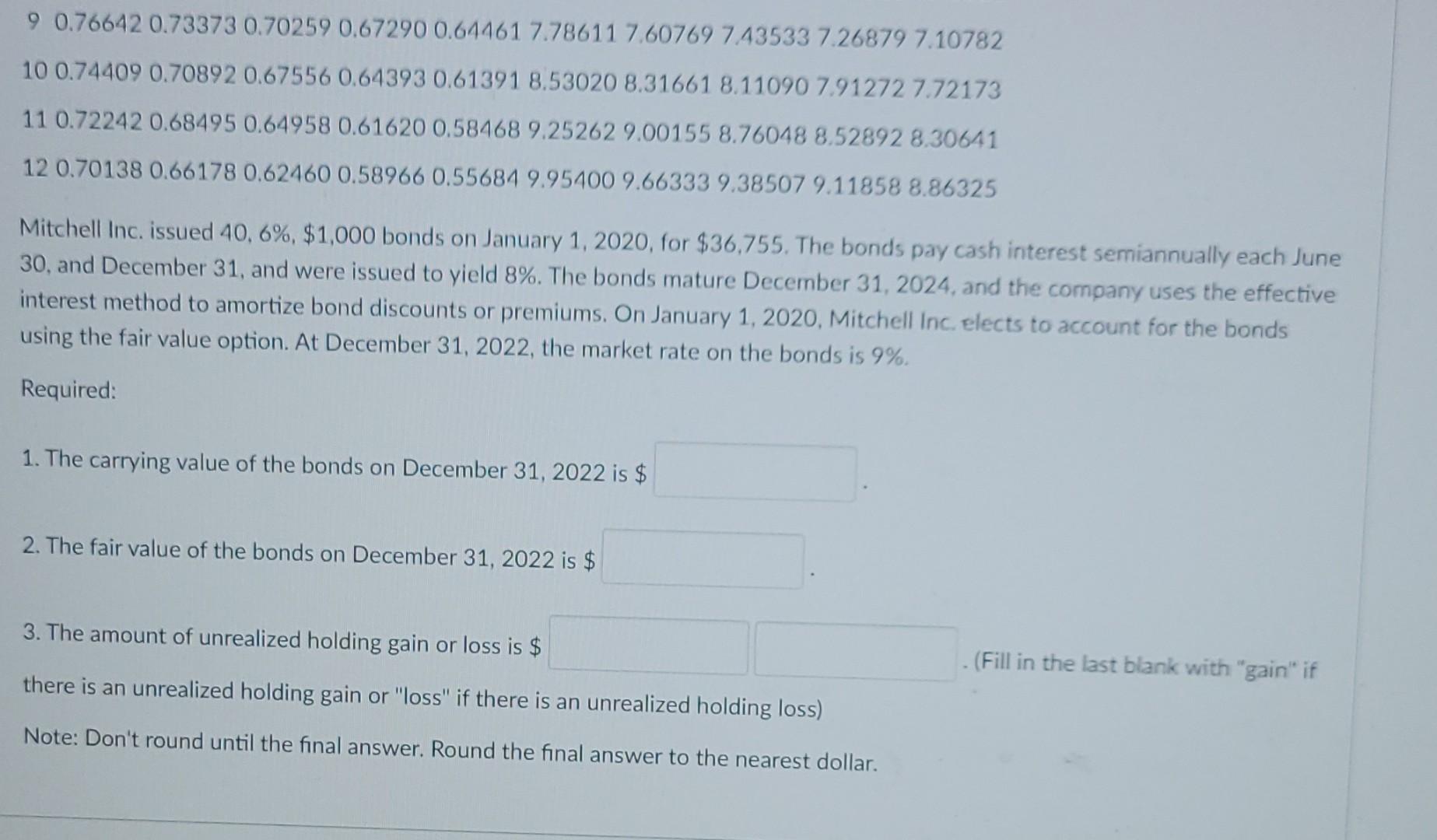 of a $1 ordinary annuity (Table 4) 3.00% 3.50% 4.00% 4.50% 5.00%