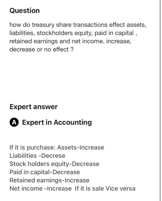 i just posted this question doesint assets decrease for purchase because cash
