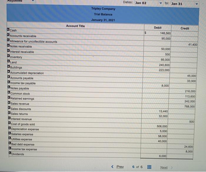 had the following transactions: January 2 Lent $50,000 to an employee by