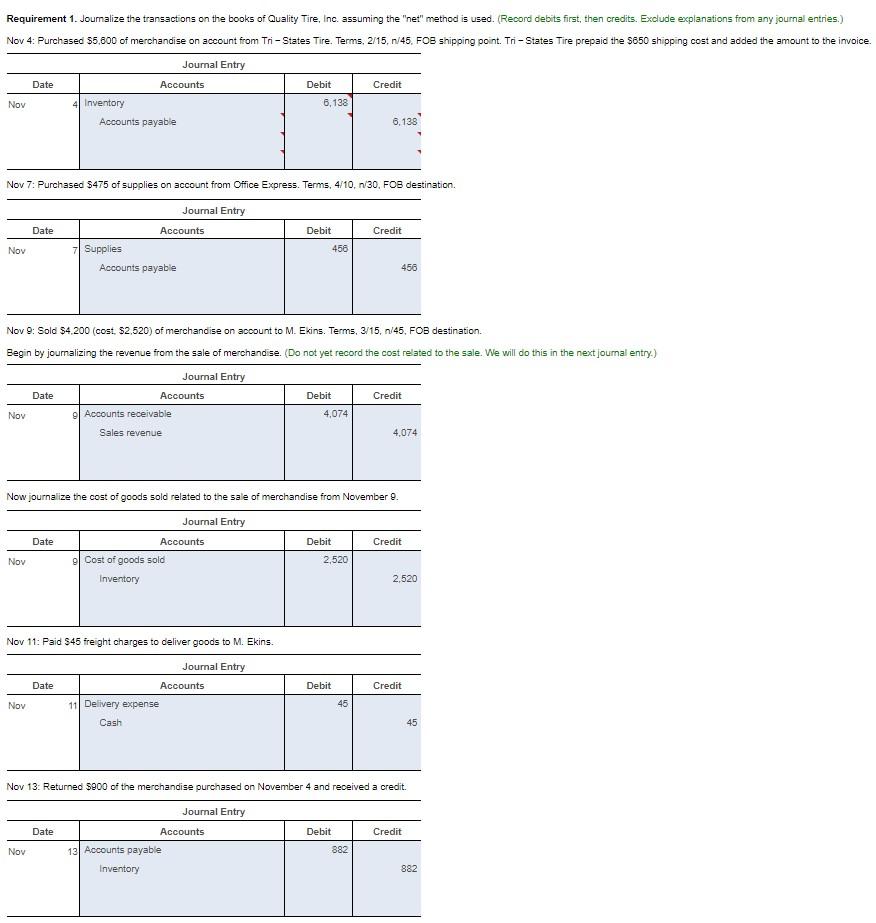  Need the very last three boxes completed please. Requirement 1. Joumalize