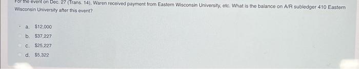 prepare the related invoice? a. Dec. 8 b. Dec. 23 c. Dec.