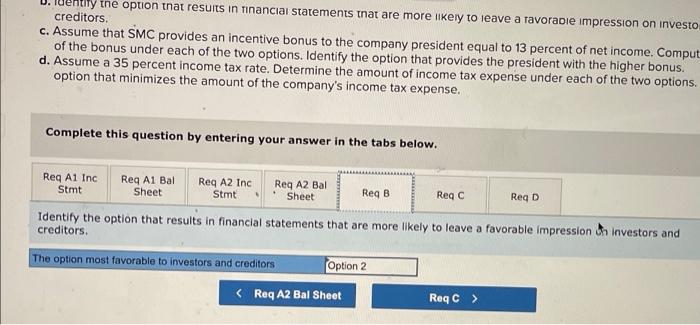 be classified. Advocates of Option 1 believe that the costs should be