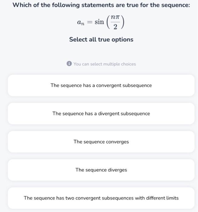 you Which of the following reasons or workings are correctly stated? Select