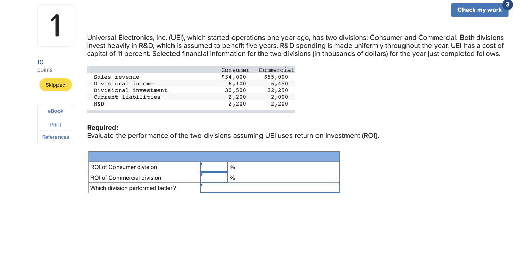 Check my work Universal Electronics, Inc. (UEI), which started operations one