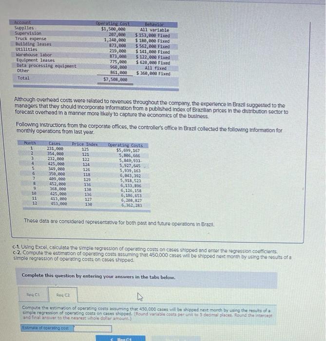 Data processing equipment Other Total Operating cost $1,500,000 207.com 1,240,000 873,000 219,000