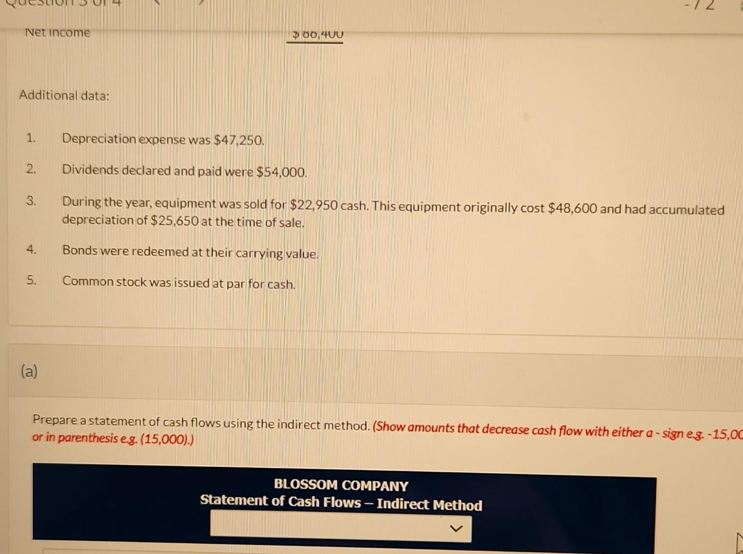 \$ 94,500 \) & \( \$ 54,000 \) \\ \hline Accounts receivable