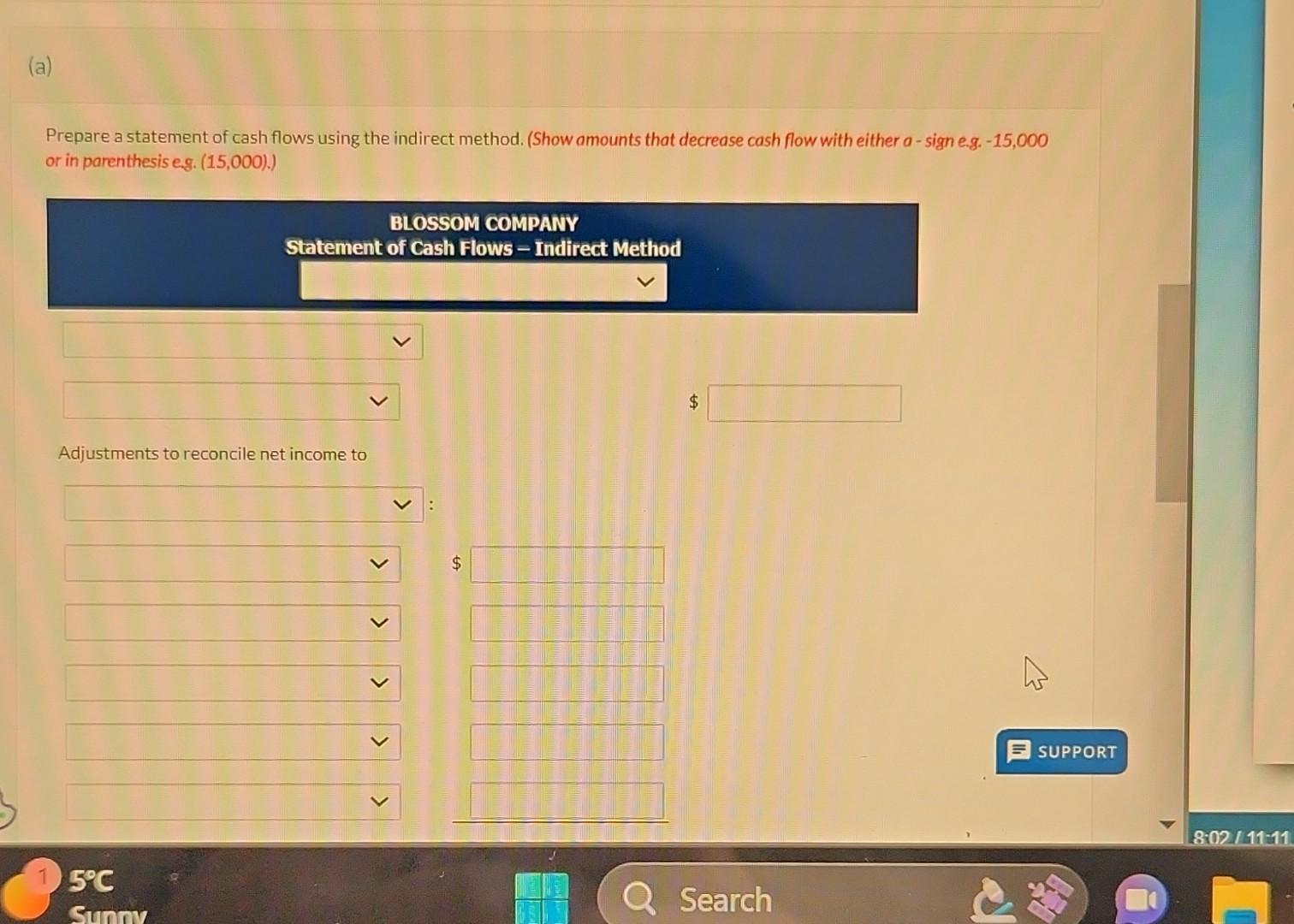 & 54,000 & 37,800 \\ \hline Inventory & 75,600 & 54,000 \\