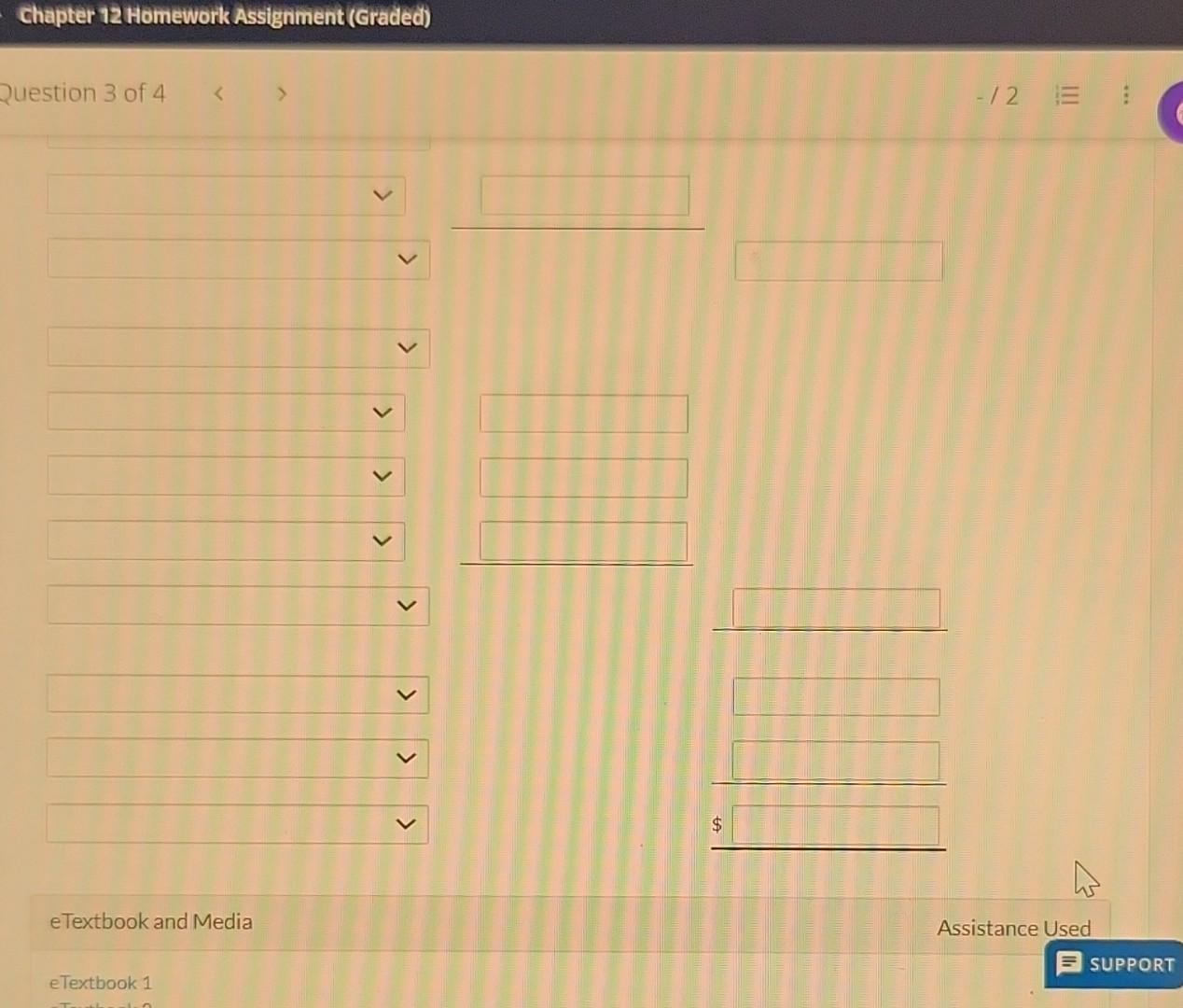 & \( \$ 299,700 \) & \( \$ 291,600 \) \\ \hline