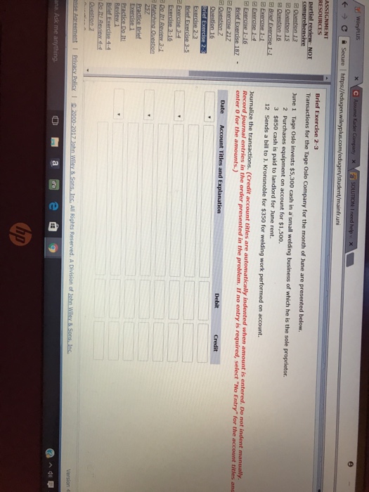 the year ended December 31, 2016 (a) net income, (b) ending owner's