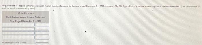 1. Use the equation approach to compute the number of flags White