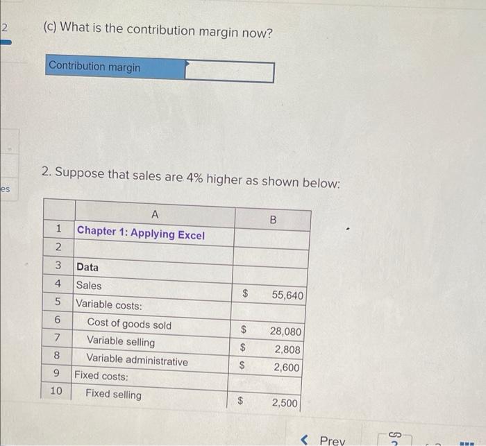your worksheet so that it looks like this: A B 1 Chapter