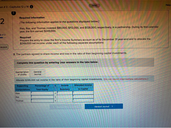 en #3 - Captulos 12 y 14 6 Help Required information