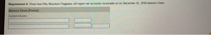 of $4,000. During the year, Hilly Mountain Flagpoles recorded the following: Click