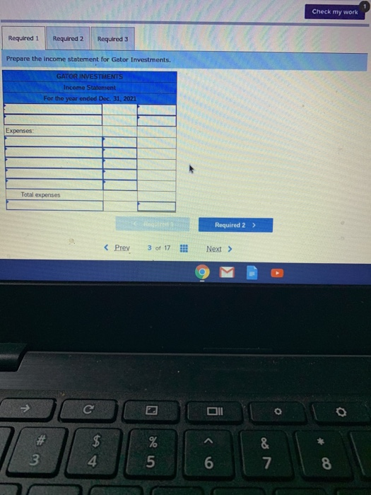 my work Gator Investments provides financial services related to investment selections, retirement