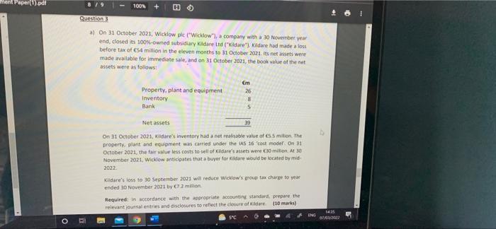 Q3 a. Financial Accounting Question Ment Paper().pdf 1000 ! Question a) On