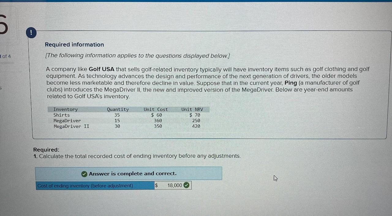 Hello, Could you please help me with number 4 Required information [The