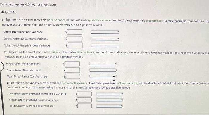 Inc. processes a base chemical into plastic. Standard costs and actual costs