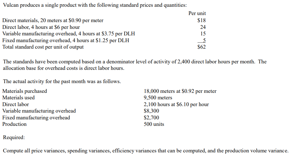 (2nd image) Flexible Actual 8,000 units $580,000 Selling Price, Mfg., Mkting Variances