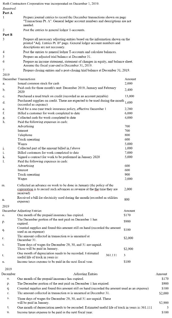 I don't need help with making the Journal Entry, just everything